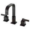Fauceture FSC8965NQL Meridian 8" Widespread Deck Mount Bathroom Faucet, Bronze FSC8965NQL